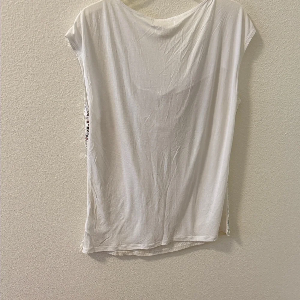 Michael Kors Silver Sequin Blouse